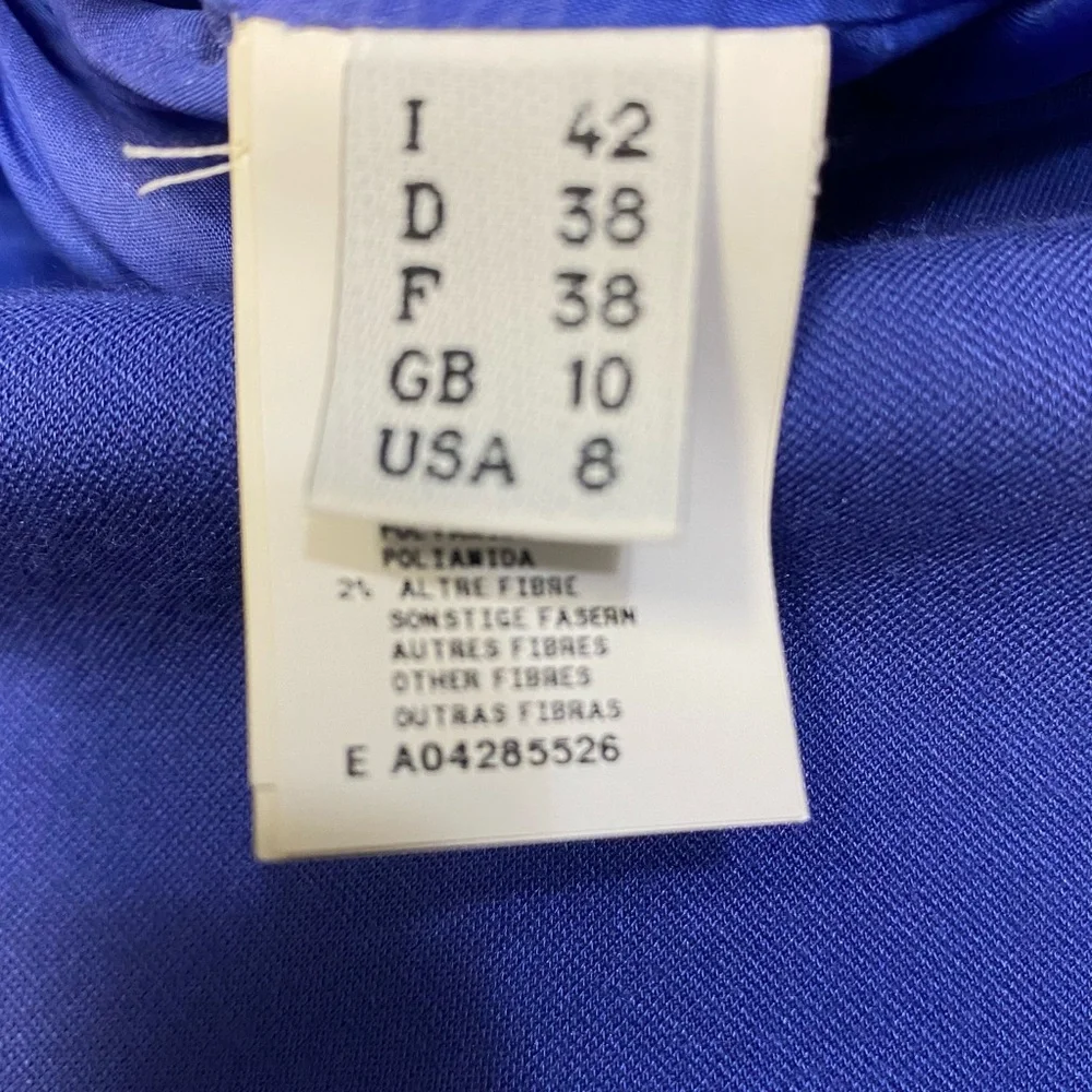 Moschino Women’s Dress Size 8 Shift Cross Over Front Designer Quiet Luxury
